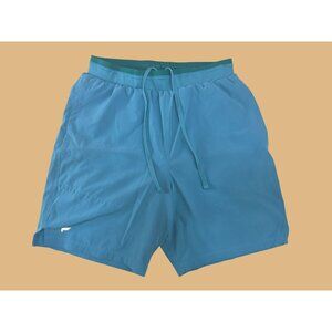 Fabletics Men's Teal Blue Athletic Running Shorts Small